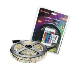 LED ταινία SMD STRIP KIT με μήκος 3m IP65 RGB με ασύρματο κοντρόλ & 12V DC plug driver
