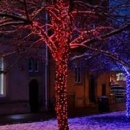100 LED λαμπα΄κια σε σειρά ανά 5cm με μήκος 3m κόκκινο χρώμα φωτός & 8 προγράμματα με δυνατότητα επέκτασης έως 6 σετ