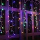 300 LED λαμπάκια σε σειρά ανά 5cm πολύχρωμα 2,5W IP44  με μήκος 3m & διάφανο καλώδιο 