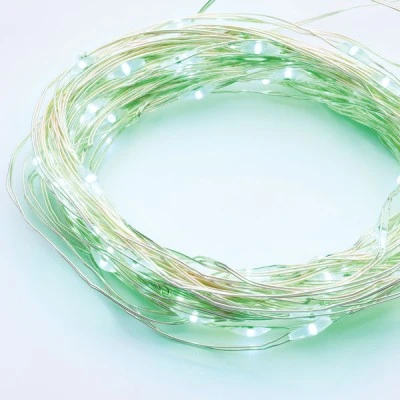 100 LED λαμπάκια σε πράσινο χρώμα φωτός με χρονοδιακόπτη με καλώδιο χαλκού IP44 & μήκος 10m 100 LED λαμπάκια σε πράσινο χρώμα φωτός με χρονοδιακόπτη με καλώδιο χαλκού IP44 & μήκος 10m