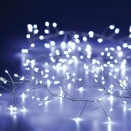 50  LED λαμπάκια 3W σε σειρά με ψυχρό χρώμα φωτός & ασημί καλώδιο χαλκού & μήκος 2.5m IP20 
