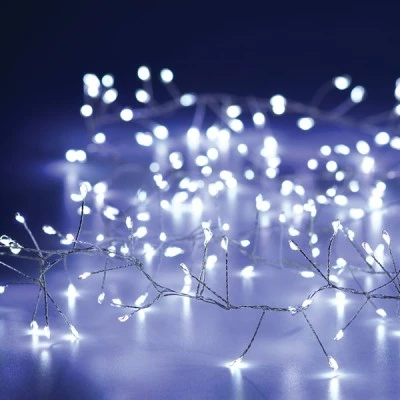 50 LED λαμπάκια 3W σε σειρά με ψυχρό χρώμα φωτός & ασημί καλώδιο χαλκού & μήκος 2.5m IP20 50 LED λαμπάκια 3W σε σειρά με ψυχρό χρώμα φωτός & ασημί καλώδιο χαλκού & μήκος 2.5m IP20