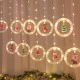 125 LED διακοσμητικά λαμπάκια βροχή 2.4W σε θερμό χρώμα φωτός με λειτουργία STEAD&FLASH IP20 με μήκος 3m