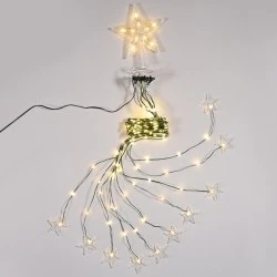 190 LED λαμπάκια  2,4W χταπόδι με αστέρι RGB χρώμα φωτός  USB REMOTE με 8 προγράμματα IP44 10x180cm