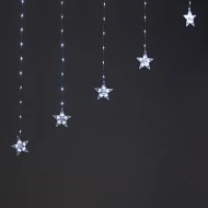 222 LED λαμπάκια κουρτίνα ΄ψυχρό χρώμα φωτός STARS με διάσταση 3m x1.2m & 8 προγράμματα IP20 222 LED λαμπάκια κουρτίνα ΄ψυχρό χρώμα φωτός STARS με διάσταση 3m x1.2m & 8 προγράμματα IP20