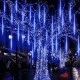 180 LED SNOWDROPS FLASH 18Lx10 με μήκος 30cm & χρονοδιακόπτη 6/18  IP44 με διάφανο καλώδιο 