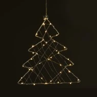 Χριστουγεννιάτικο δέντρο με 40 ΜINI LED θερμό χρώμα φωτός με καλώδιο χαλκού & διάσταση 285xh295mm