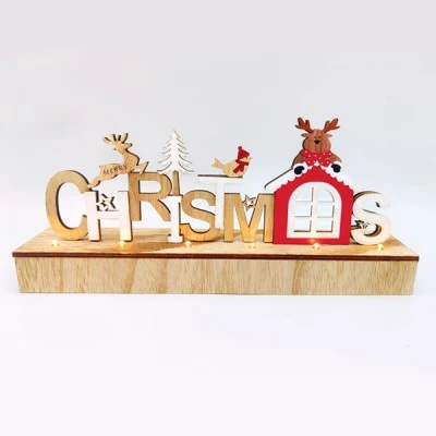 Ξύλινο διακοσμητικό XMAS" με 6 led λαμπάκια σε θερμό χρώμα φωτός μπαταρίας (2xAA) IP20 30X6X13cm Ξύλινο διακοσμητικό XMAS" με 6 led λαμπάκια σε θερμό χρώμα φωτός μπαταρίας (2xAA) IP20 30X6X13cm