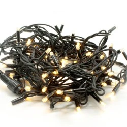 100 LED λαμπάκια 6,8W 10m σε σειρά με θερμό χρώμα φωτός & δυνατότητα επέκτασης έως 20 σετ IP65