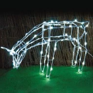 Διακοσμητικό τάρανδος με 100 LED με ψυχρό χρώμα φωτός & 8 λειτουργίες IP44 70x14x41cm Διακοσμητικό τάρανδος με 100 LED με ψυχρό χρώμα φωτός & 8 λειτουργίες IP44 70x14x41cm