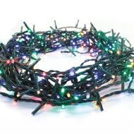 100 LED λαμπάκια σε σειρά ανά 5cm 0,78W πολύχρωμα IP44  με μήκος 3m & πράσινο καλώδιο