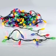 LED διακοσμητικά λαμπάκια PINE CONE LIGHTS με 100 φωτάκια πολύχρωμα & 8 λειτουργίες IP44  μήκος 7m 