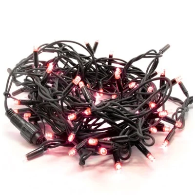 100 LED λαμπάκια 6,8W σε σειρά ανά 10cm σε κόκκινο χρώμα μήκους 10m IP44 