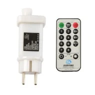 Αντάπτορας 31VDC 12W με  8 προγράμματα& IR CONTROLLER (ON/OFF+8 FUNC.+TIMER+DIMMER) MAX 1500LEDS 