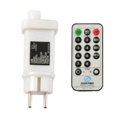 Αντάπτορας 31VDC 12W με  8 προγράμματα& IR CONTROLLER (ON/OFF+8 FUNC.+TIMER+DIMMER) MAX 1500LEDS 