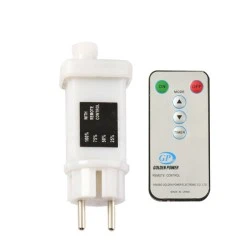 Αντάπτορας 31VDC 12W & IR REMOTE CONTROLLER (ON/OFF+TIMER+DIMMER) για σταθερά λαμπάκια MAX 1500LEDS