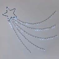 Αστέρι φωτιζόμενο με 150 LED λαμπάκια σε ψυχρό χρώμα φωτός με 8 λειτουργίες IP44 με 5m καλώδιο τροφοδοσίας