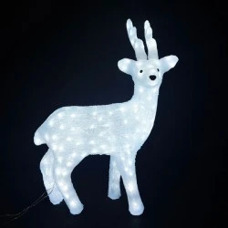 3D διακοσμητικός ακρυλικός τάρανδος με 150 LED ψυχρό χρώμα φωτός  IP44 57,5x32x74,5cm  