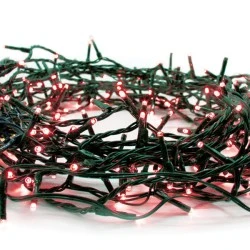 180 LED λαμπάκια σε σειρά ανά 5cm3,3W σε κόκκινο χρώμα & 8 προγράμματα λειτουργίας IP44 με μήκος 3m 