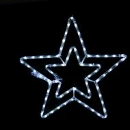 Επίστυλο σχέδιο DOUBLE STARS με 60 LED & 2.5m φωτοσωλήνα με ψυχρό χρώμα φωτός IP44 46cm 1.5m καλώδιο τροφοδοσίας Επίστυλο σχέδιο DOUBLE STARS με 60 LED & 2.5m φωτοσωλήνα με ψυχρό χρώμα φωτός IP44 46cm 1.5m καλώδιο τροφοδοσίας