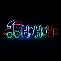 Διακοσμητικό TRAIN HO HO HO 36,9W με 204 LED πολύχρωμο με FLASH CONTROL IP44 & διάσταση130x40cm