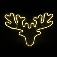 Χριστουγεννιάτικο σχέδιο Τάρανδος με 300 NEON LED & 3m NEON DOUBLE SMD φωτοσωλήνα σε θερμό χρώμα φωτός IP44 Χριστουγεννιάτικο σχέδιο Τάρανδος με 300 NEON LED & 3m NEON DOUBLE SMD φωτοσωλήνα σε θερμό χρώμα φωτός IP44