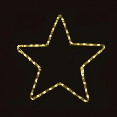 Σχέδιο STAR με 36 λαμπάκια LED & 1m φωτοσωλήνα σε θερμό λευκό χρώμα φωτός IP20 