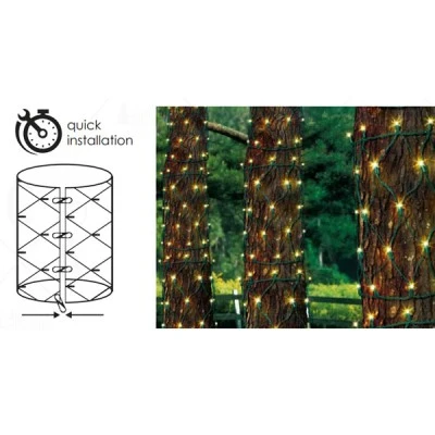 50 LED λαμπάκια δίχτυ με ψυχρό χρώμα φωτός & επέκταση έως 12 σετ IP44 με διάσταση 55x80cm