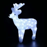 Διακοσμητικός ακρυλικός τάρανδος με 80 LED με ψυχρό χρώμα φωτός IP44 45x13,5x49cm Διακοσμητικός ακρυλικός τάρανδος με 80 LED με ψυχρό χρώμα φωτός IP44 45x13,5x49cm