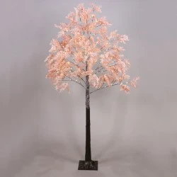 Διακοσμητικό SNOW FLOWER TREE με 120 LED με θερμό χρώμα φωτός  IP44 με ύψος 180cm & βάση 21x21cm