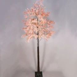 Διακοσμητικό SNOW FLOWER TREE με160 LED θερμό χρώμα φωτός IP44 ύψος 240cm & βάση 26x26cm