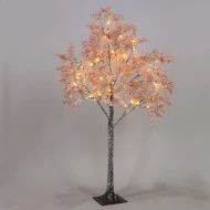 Διακοσμητικό SNOW FLOWER TREΕ με 60 LED θερμό χρώμα φωτός IP44 ύψος 120cm & βάση 17x17cm 