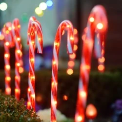 Διακοσμητικά ζαχαρωτά 2,7W με 40 LED  θερμό χρώμα φωτός με 8 προγράμματα IP44 1500xh600x∅25mm 