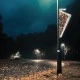 Διακοσμητική επίστυλη άρπα 360 LED & 9,6m μονοκάναλο φωτοσωλήνα  με θερμό & ψυχρό χρώμα φωτός  IP65 150x60cm 
