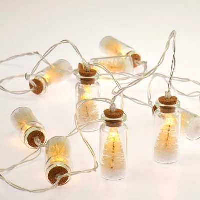 Διακοσμητικά λαμπάκια μπαταρίας με 10 LED θερμό χρώμα φωτός  IP20 & μήκος 135cm με διακόπτη On–Off