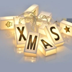 Διακοσμητικά λαμπάκια LETTERS LAMP με 10 LED θερμό χρώμα φωτός IP20 μήκος 135cm & διακόπτη On/Off