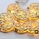 Ξύλινα διακοσμητικά λαμπάκια μπαταρίας με 10 LED θερμό χρώμα φωτός & χρονοδιακόπτη IP20