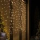 360 LED λαμπάκια κουρτίνα 20 σειρές x18 λαμπτήρες με θερμό χρώμα φωτός IP44 200x200cm διάφανο καλώδιο 360 LED λαμπάκια κουρτίνα 20 σειρές x18 λαμπτήρες με θερμό χρώμα φωτός IP44 200x200cm διάφανο καλώδιο