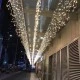 144 LED λαμπάκια βροχή 24 σειρές με ψυχρό χρώμα φωτός  επέκταση έως 4 σετ & 8 προγράμματα IP44 300x6