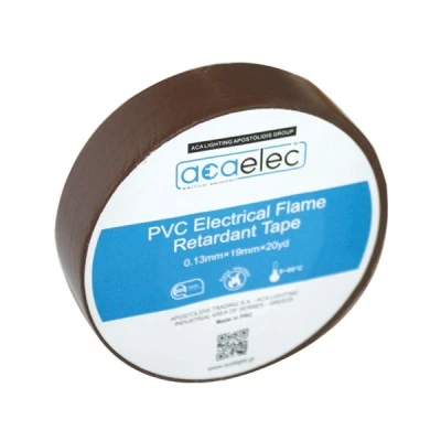 Μονωτική ταινία PVC ACAELEC σε καφέ χρώμα 0.13mmx19mmx20yd Μονωτική ταινία PVC ACAELEC σε καφέ χρώμα 0.13mmx19mmx20yd