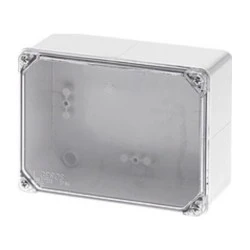 Κουτί διακλάδωσης στεγανό IP65 150x110x75mm σε γκρι χρώμα με διάφανο κάλυμμα