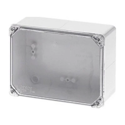 Κουτί διακλάδωσης στεγανό IP65 150x110x75mm σε γκρι χρώμα με διάφανο κάλυμμα
