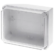 Κουτί διακλάδωσης στεγανό IP65 240x190x120mm σε γκρι χρώμα με διάφανο κάλυμμα