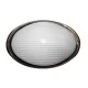Φωτιστικό πλαφονιέρα με ντουί Ε27 230V AC max 60W σε χρυσό - μαύρο χρώμα σώματος & IP45 κατάλληλη για εξωτερικό χώρο 