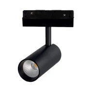 Μαγνητικό φωτιστικό σποτ LED OSRAM σε μαύρο ματ χρώμα  48V DC 12W 3000K με θερμό χρώμα φωτός  750LM & δέσμη 36°  