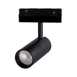 Μαγνητικό φωτιστικό σποτ LED OSRAM σε μαύρο ματ χρώμα  48V DC 12W 3000K με θερμό χρώμα φωτός  750LM & δέσμη 36°  