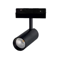 Μαγνητικό φωτιστικό σποτ LED OSRAM σε μαύρο ματ χρώμα  48V DC 20W με ενδιάμεσο χρώμα φωτός 4000K 1450LM & δέσμη 36°