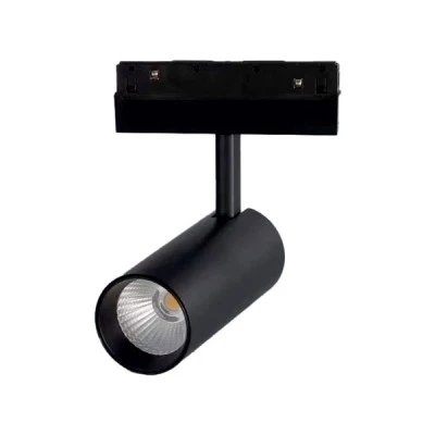 Μαγνητικό φωτιστικό σποτ LED OSRAM σε μαύρο ματ χρώμα  48V DC 20W με ενδιάμεσο χρώμα φωτός 4000K 1450LM & δέσμη 36°