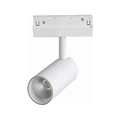 Mαγνητικό σποτ LED OSRAM σε λευκό ματ χρώμα  48V DC 20W με ενδιάμεσο χρώμα φωτός  4000K 1450LM δέσμης  36° 