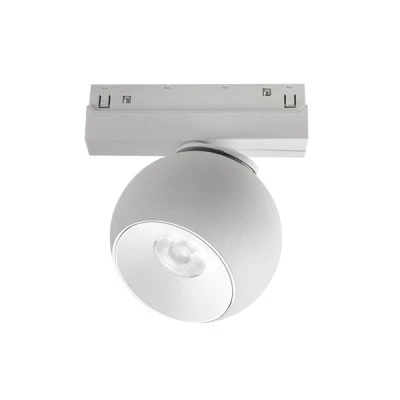 Mαγνητικό σποτ LED OSRAM 48V DC 12W 4000K  με ενδιάμεσο χρώμα φωτός 1050LM 36° με διάσταση Φ100*134mm